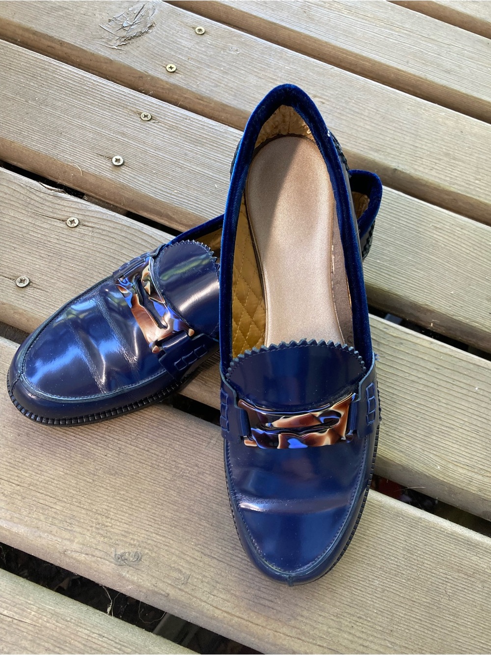 Made in Italy 🇮🇹 Navy blue loafers